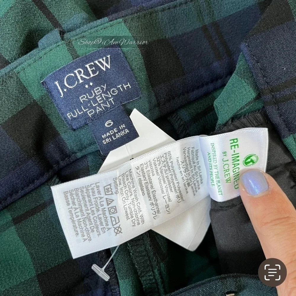 J.Crew (factory) blackwatch plaid pants *shop@iamwarrior